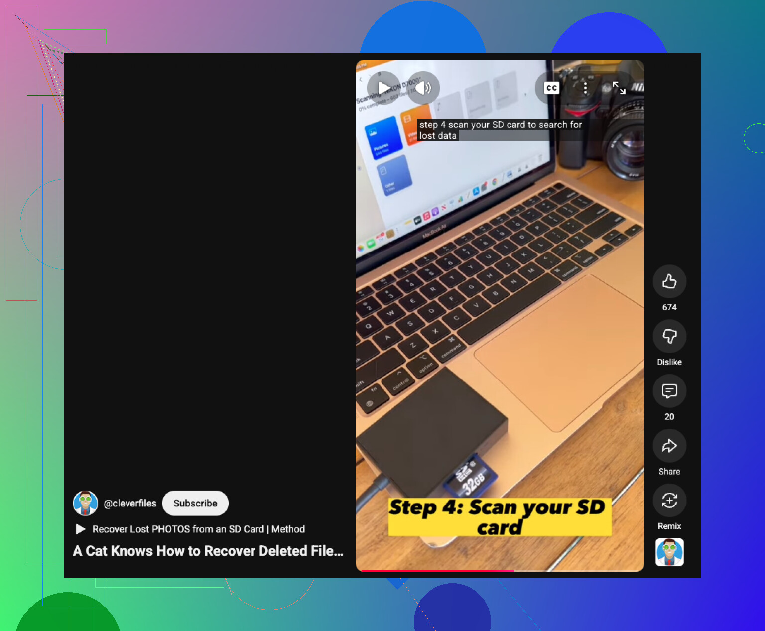 Recuperación de archivos de tarjeta SD en Mac para archivos eliminados recientemente?