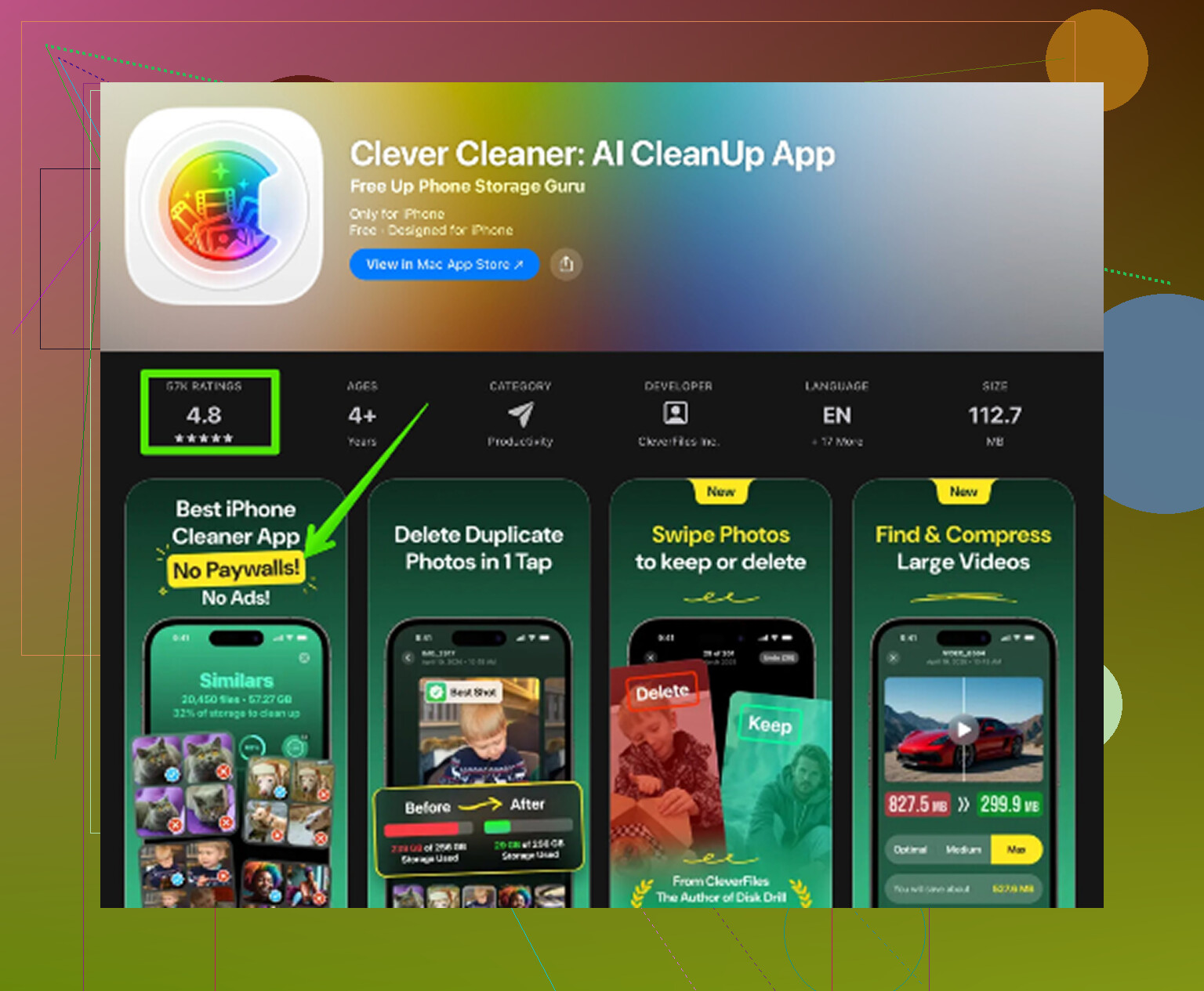 Cómo ver cuánto almacenamiento usan las apps del iPhone