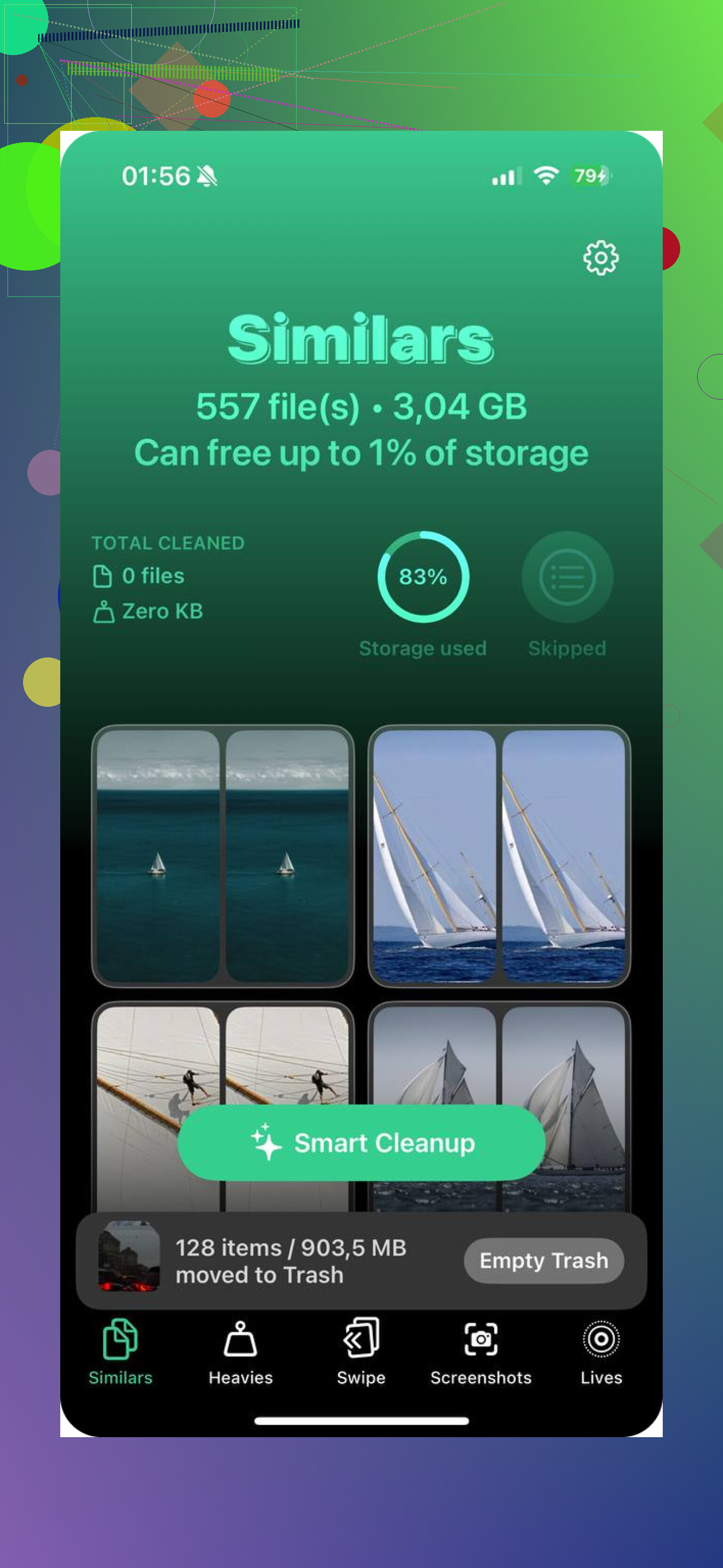 Beste manier om alle screenshots op de iPhone in één keer te verwijderen?