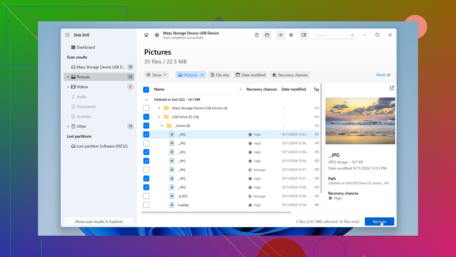 Serve aiuto su come recuperare file eliminati dalla USB